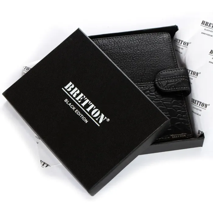 Гаманець BE Чоловіча шкіра BRETTON 42-NDL10 black