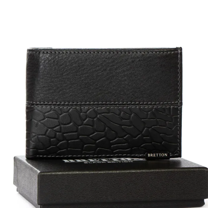 Гаманець BE Чоловіча шкіра BRETTON 168-L24B black
