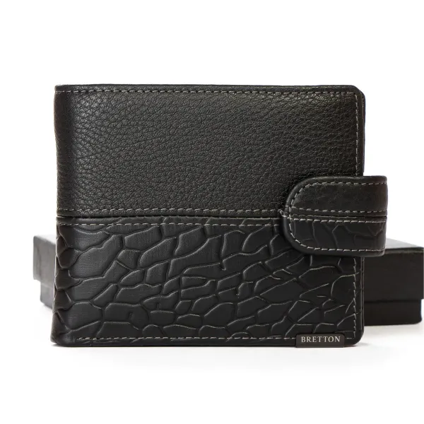 Гаманець BE Чоловіча шкіра BRETTON 208-L0611 black
