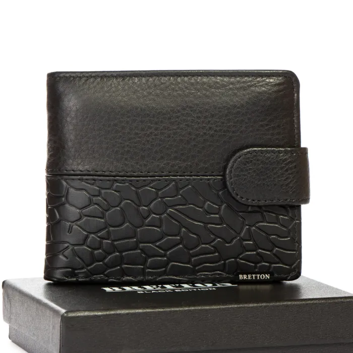 Гаманець BE Чоловіча шкіра BRETTON 210L black