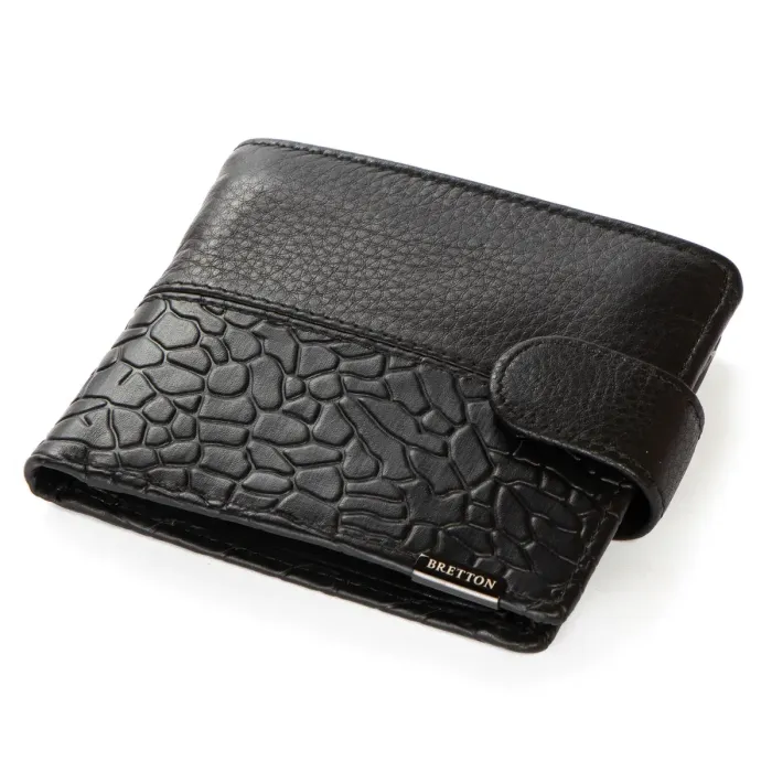 Гаманець BE Чоловіча шкіра BRETTON 210L black