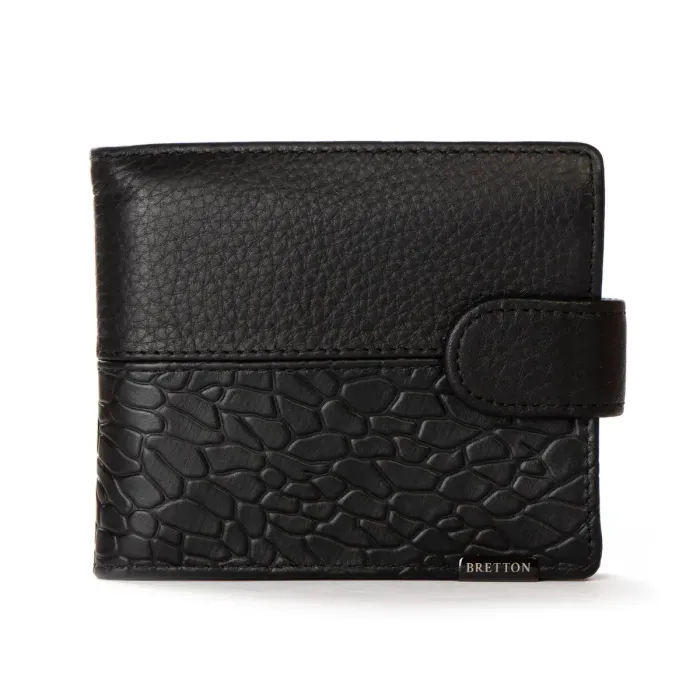 Гаманець BE Чоловіча шкіра BRETTON 408L black