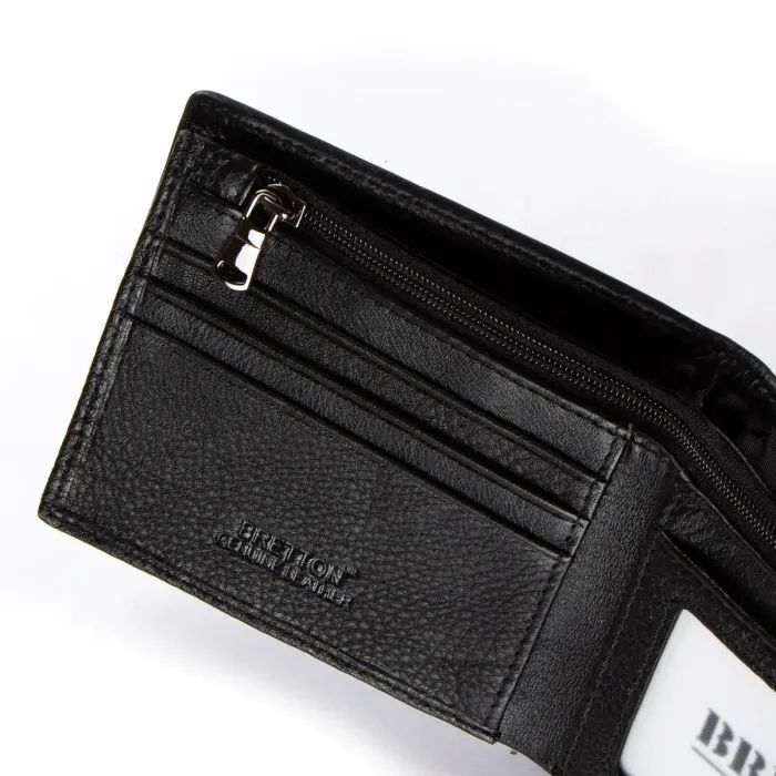 Гаманець BE Чоловіча шкіра BRETTON 408L black