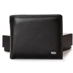 Кошелек Classic Мужской кожа DR. BOND MSM-4 black
