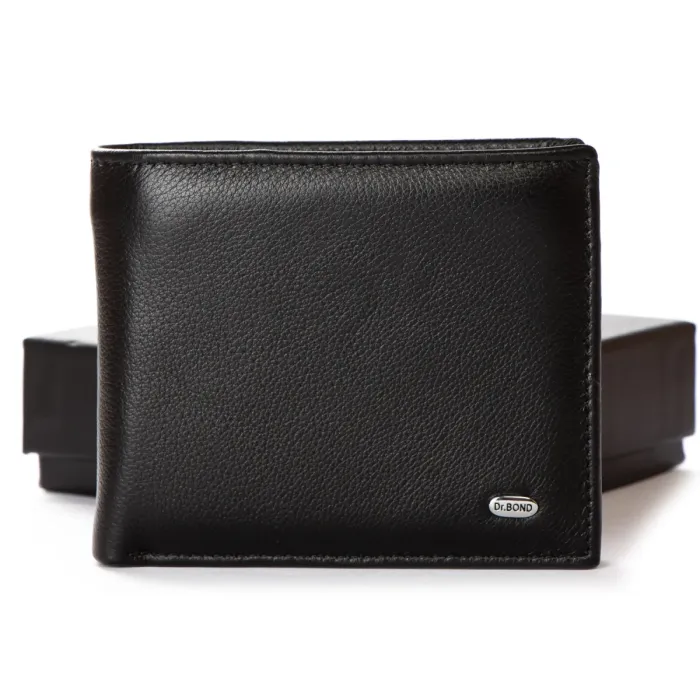 Кошелек Classic Мужской кожа DR. BOND MSM-4 black