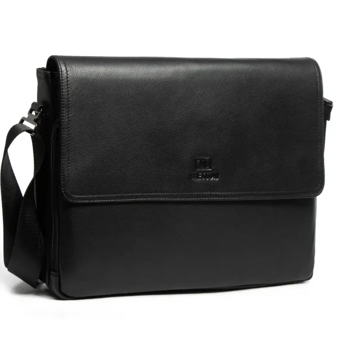 Сумка Мужская Портфель кожа BRETTON 3710-7 black