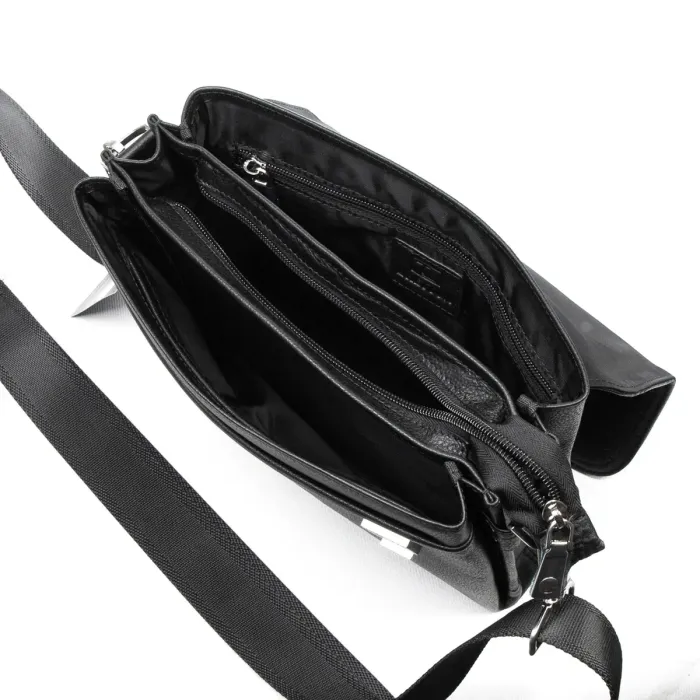 Сумка Чоловіча Барсетка шкіра BRETTON 9012-18 black