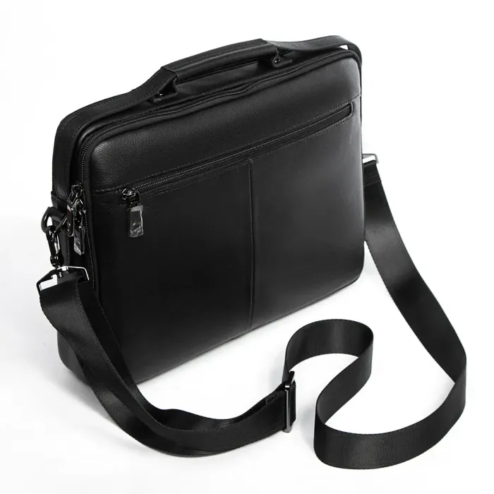 Сумка Чоловіча шкіра портфель BRETTON 3707-8 black