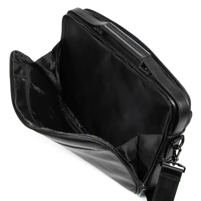 Сумка Чоловіча шкіра портфель BRETTON 3707-8 black