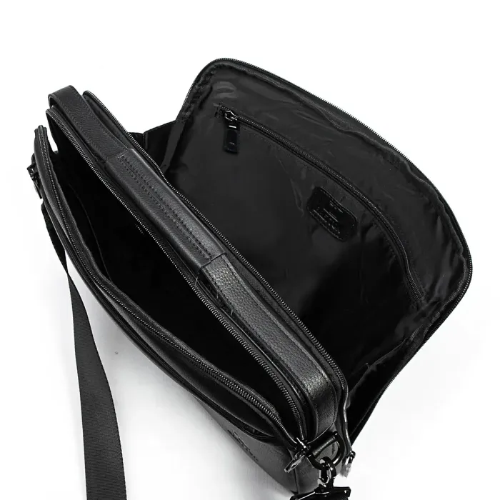 Сумка Чоловіча шкіра портфель BRETTON 3707-8 black