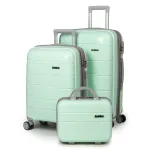 Дорожня Валіза 2/1 ABS-пластик FASHION PP1-PLUS-1 green