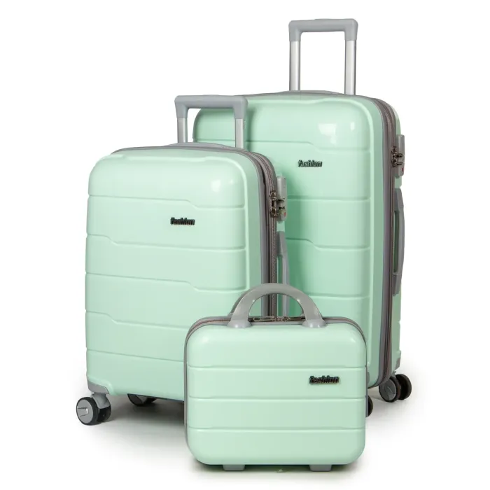 Дорожня Валіза 2/1 ABS-пластик FASHION PP1-PLUS-1 green