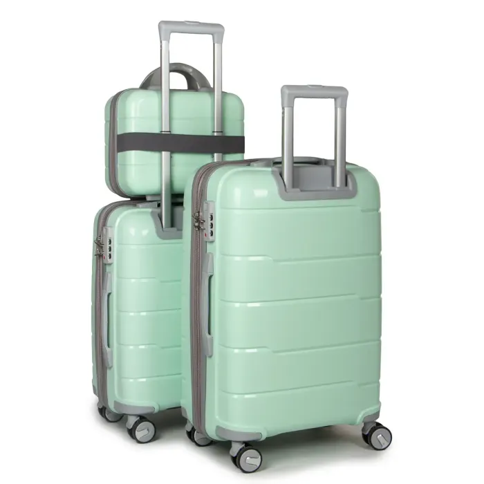 Дорожня Валіза 2/1 ABS-пластик FASHION PP1-PLUS-1 green