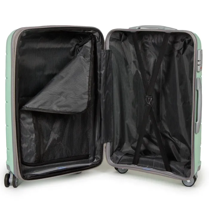 Дорожня Валіза 2/1 ABS-пластик FASHION PP1-PLUS-1 green