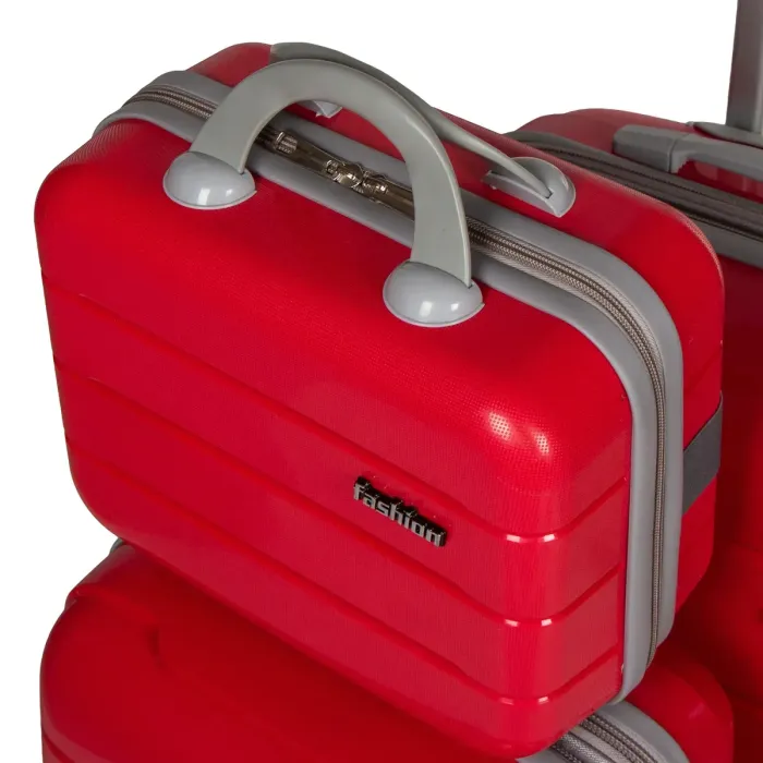 Дорожная Чемодан 2/1 ABS-пластик FASHION PP1-PLUS-1 red