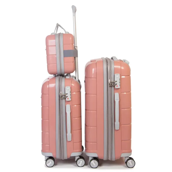 Дорожная Чемодан 2/1 ABS-пластик FASHION PP1-PLUS-1 rose-gold