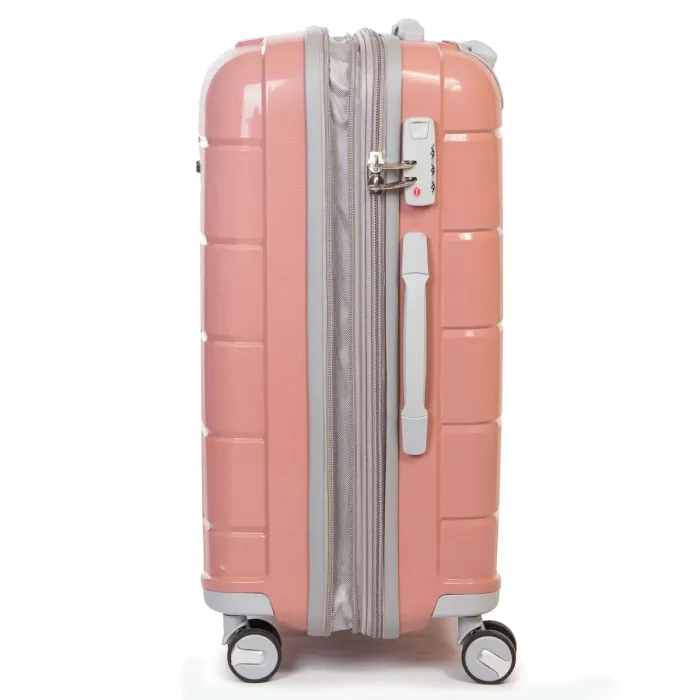 Дорожная Чемодан 2/1 ABS-пластик FASHION PP1-PLUS-1 rose-gold