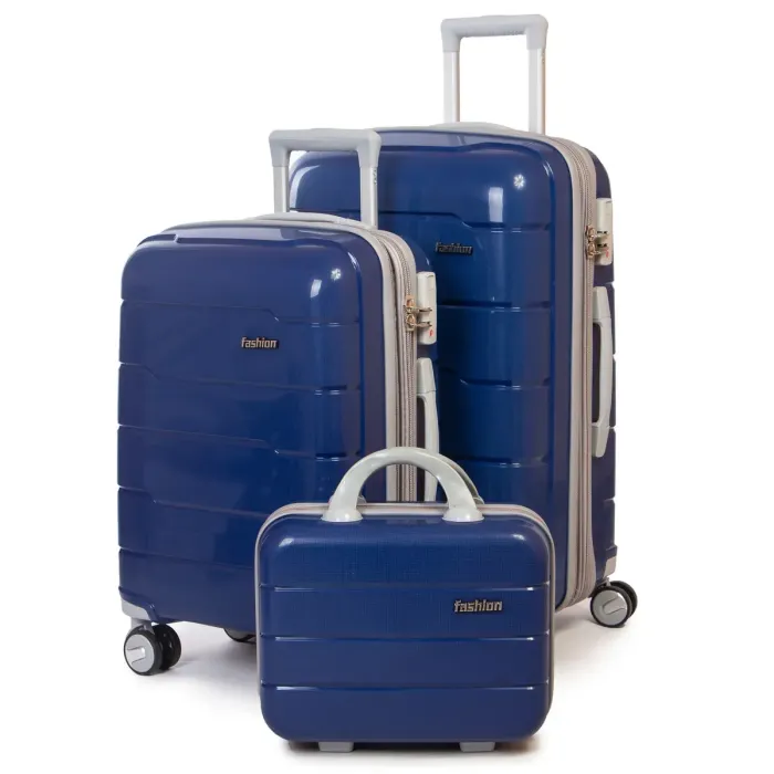 Дорожня Валіза 2/1 ABS-пластик FASHION PP1-PLUS-1 dark-blue