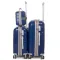 Дорожня Валіза 2/1 ABS-пластик FASHION PP1-PLUS-1 dark-blue