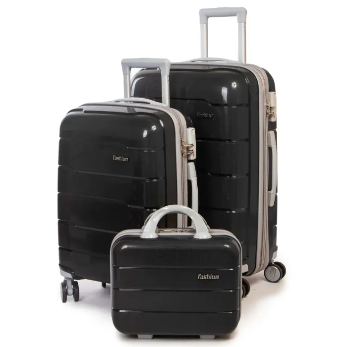 Дорожня Валіза 2/1 ABS-пластик FASHION PP1-PLUS-1 black