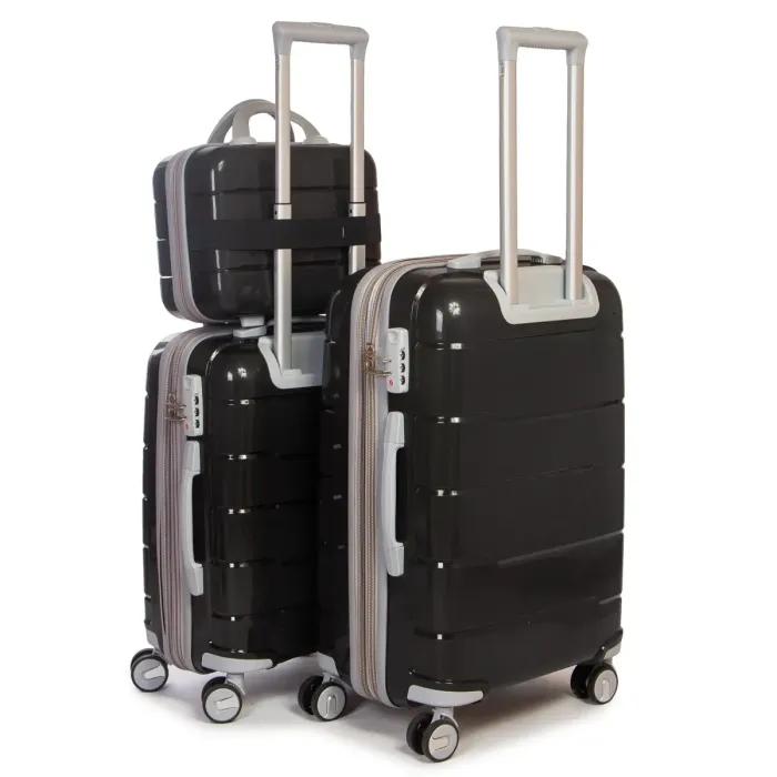 Дорожня Валіза 2/1 ABS-пластик FASHION PP1-PLUS-1 black