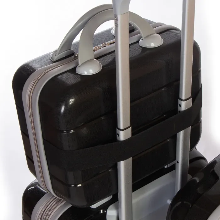 Дорожня Валіза 2/1 ABS-пластик FASHION PP1-PLUS-1 black