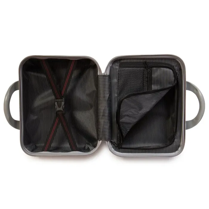 Дорожная Чемодан 2/1 ABS-пластик FASHION PP1-PLUS-1 silver-grey