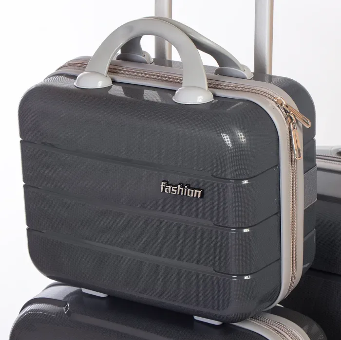 Дорожня Валіза 2/1 ABS-пластик FASHION PP1-PLUS-1 dark-grey