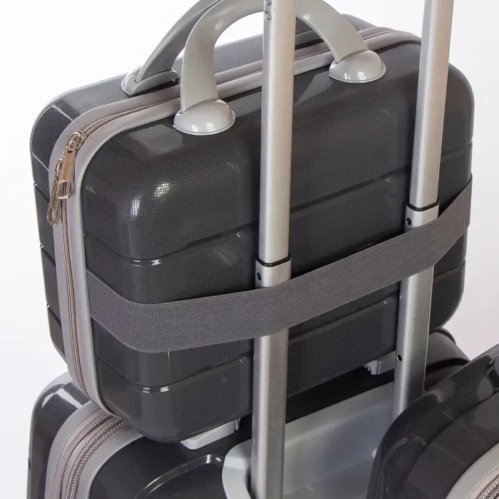 Дорожня Валіза 2/1 ABS-пластик FASHION PP1-PLUS-1 dark-grey