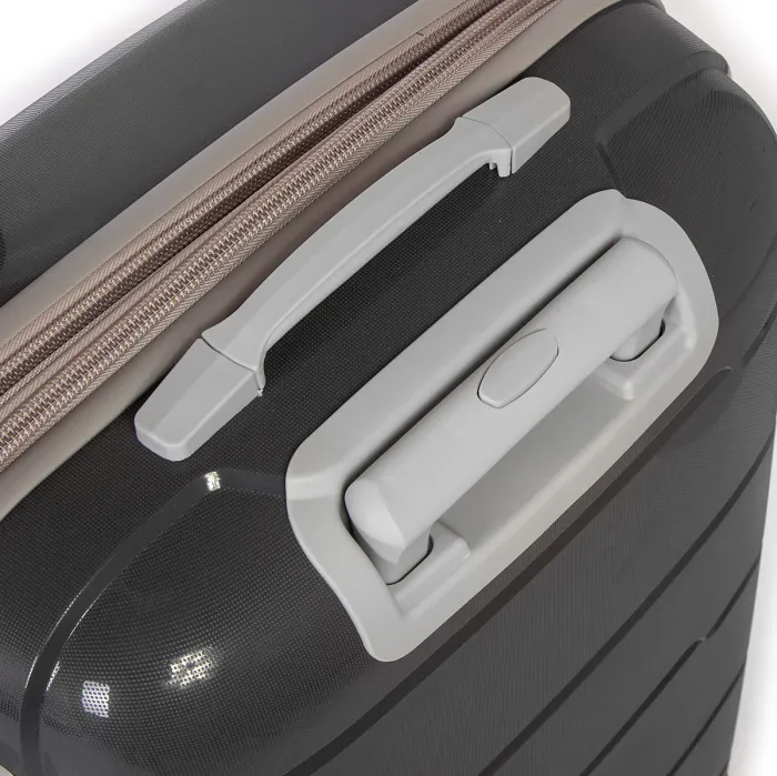 Дорожня Валіза 2/1 ABS-пластик FASHION PP1-PLUS-1 dark-grey