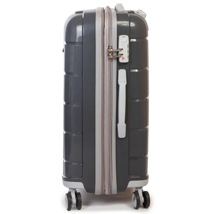 Дорожня Валіза 2/1 ABS-пластик FASHION PP1-PLUS-1 dark-grey