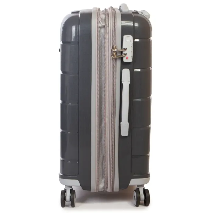 Дорожня Валіза 2/1 ABS-пластик FASHION PP1-PLUS-1 dark-grey
