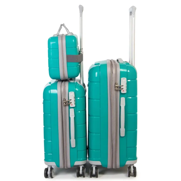 Дорожня Валіза 2/1 ABS-пластик FASHION PP1-PLUS-1 dark-green