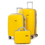 Дорожня Валіза 2/1 ABS-пластик FASHION PP1-PLUS-1 yellow
