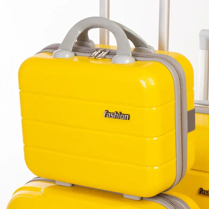 Дорожная Чемодан 2/1 ABS-пластик FASHION PP1-PLUS-1 yellow