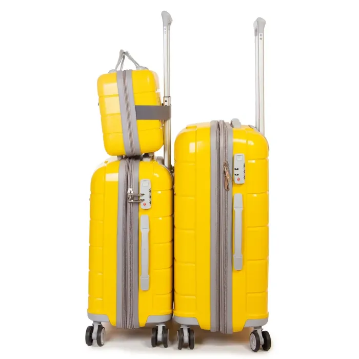 Дорожная Чемодан 2/1 ABS-пластик FASHION PP1-PLUS-1 yellow