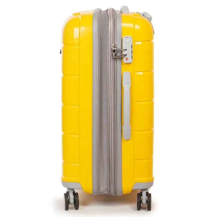 Дорожная Чемодан 2/1 ABS-пластик FASHION PP1-PLUS-1 yellow