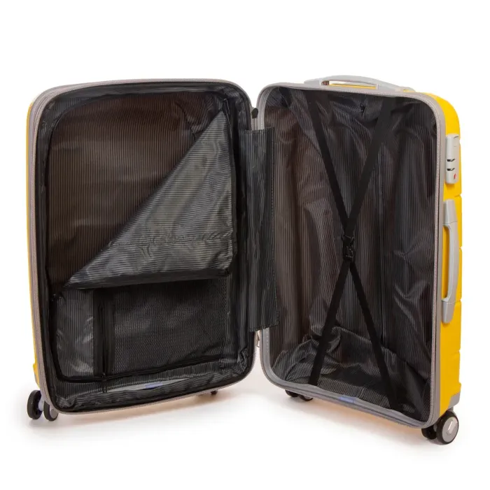 Дорожная Чемодан 2/1 ABS-пластик FASHION PP1-PLUS-1 yellow