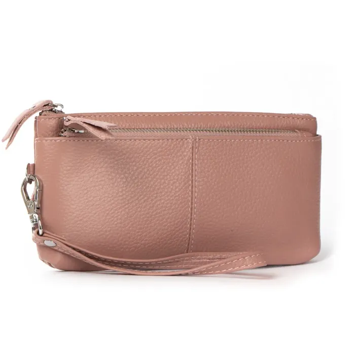 Косметичка шкіра A-00276 pink