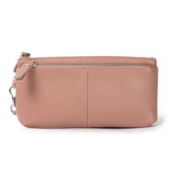 Косметичка шкіра A-00276 pink