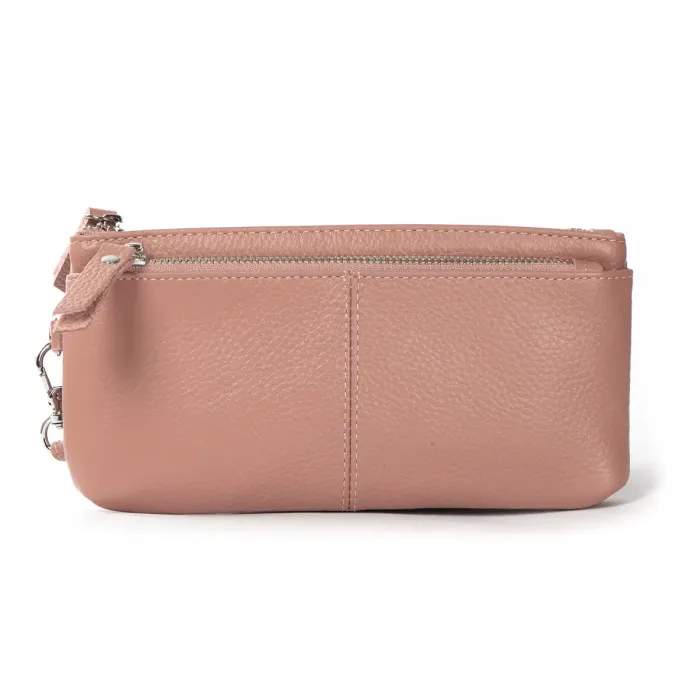 Косметичка шкіра A-00276 pink