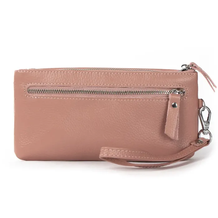 Косметичка шкіра A-00276 pink