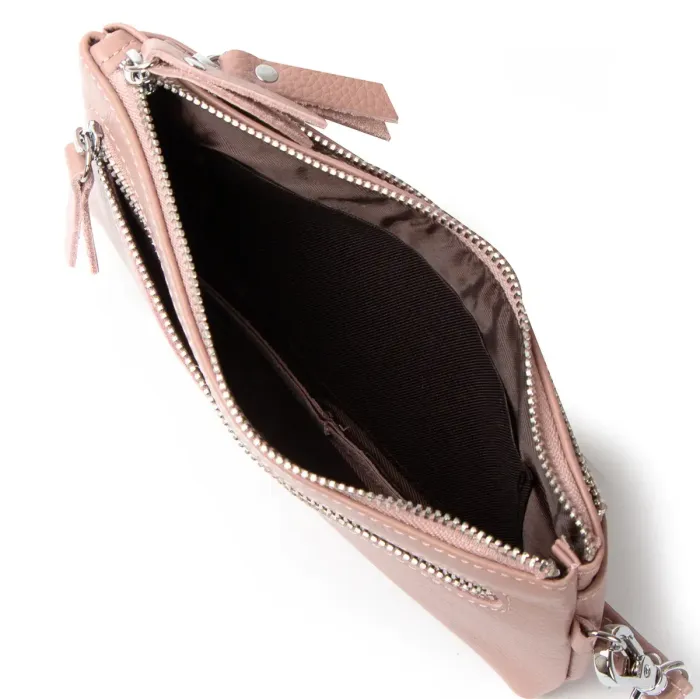 Косметичка шкіра A-00276 pink