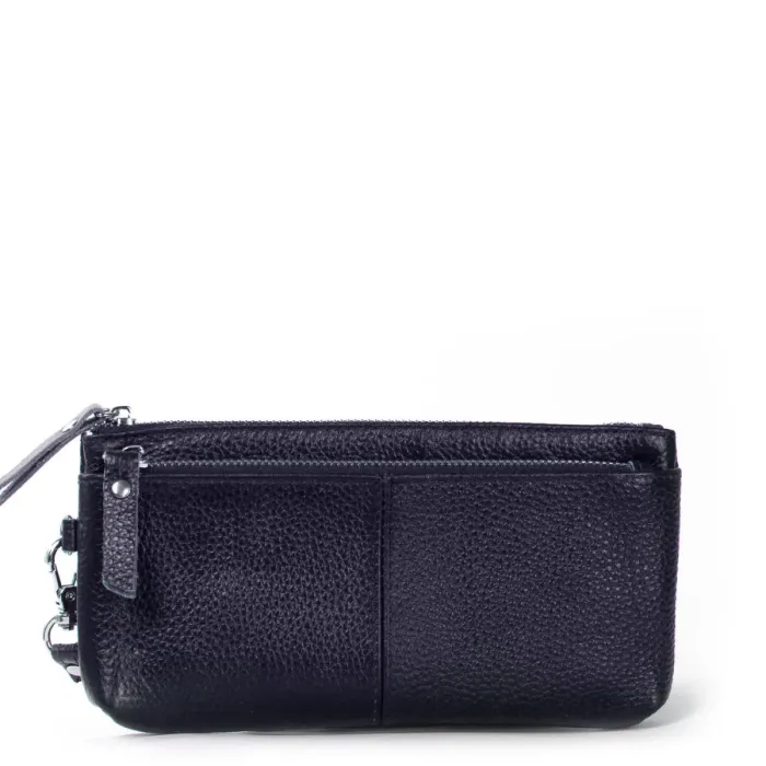 Косметичка кожа A-00276 navy