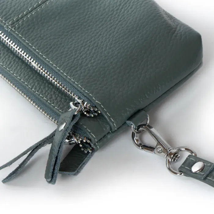 Косметичка шкіра A-00276 blue