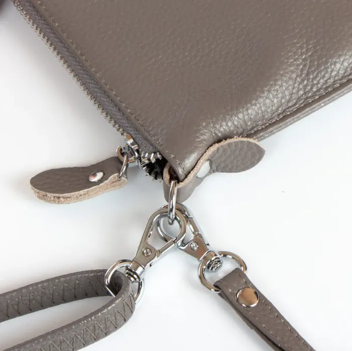 Сумка Жіноча Клатч шкіра ALEX RAI 8801-3 grey