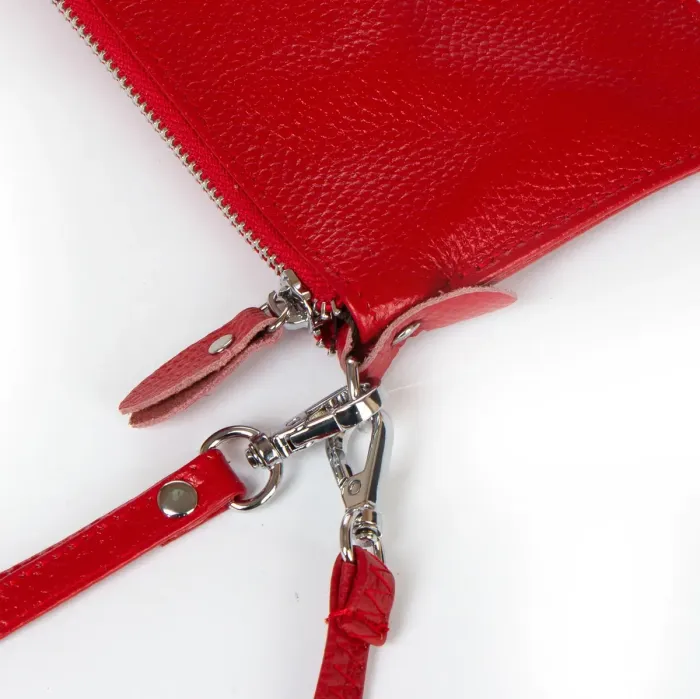 Сумка Клатч жіноча шкіра ALEX RAI 8801-3 red