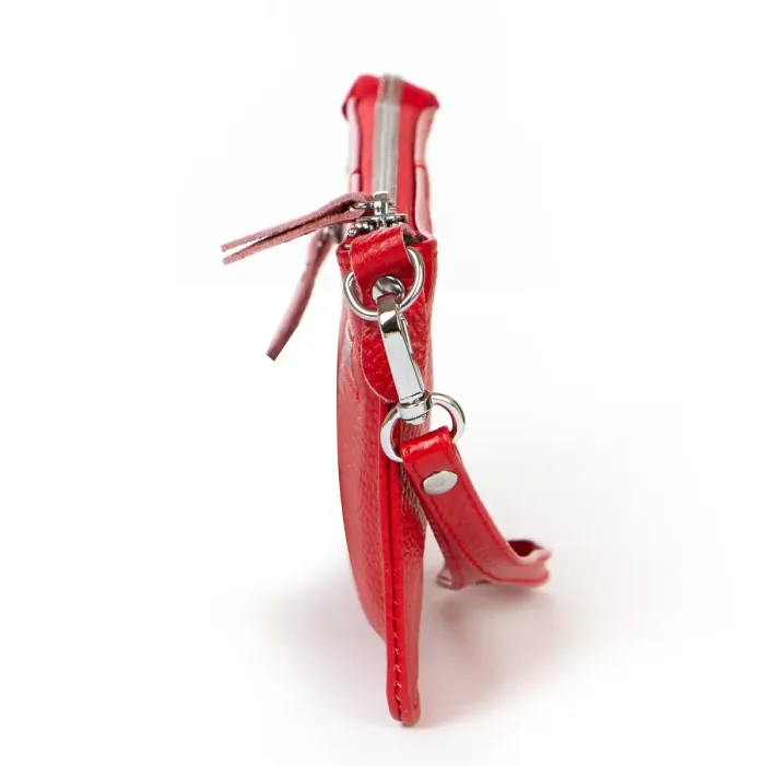 Сумка Клатч жіноча шкіра ALEX RAI 8801-3 red