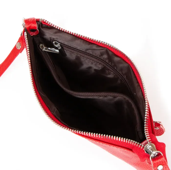 Сумка Клатч жіноча шкіра ALEX RAI 8801-3 red