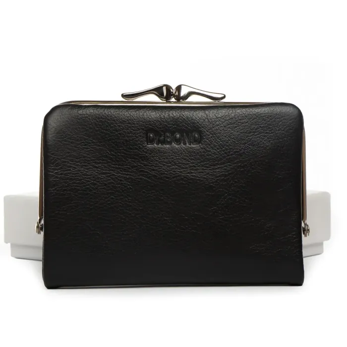 Гаманець Classic Жіноча шкіра DR. BOND WN-23-14 black